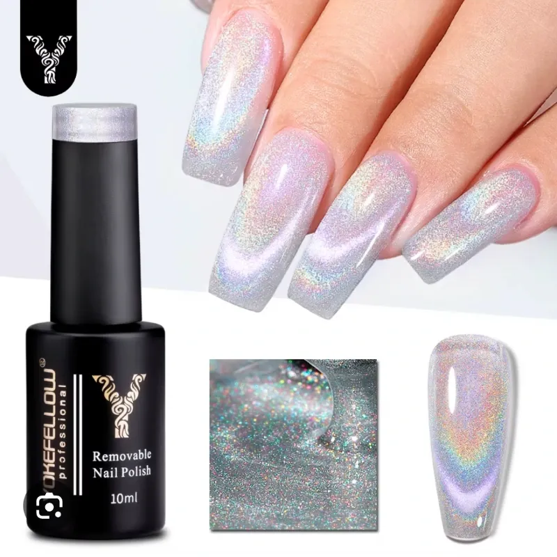 Esmalte ojo de gato arcoiris