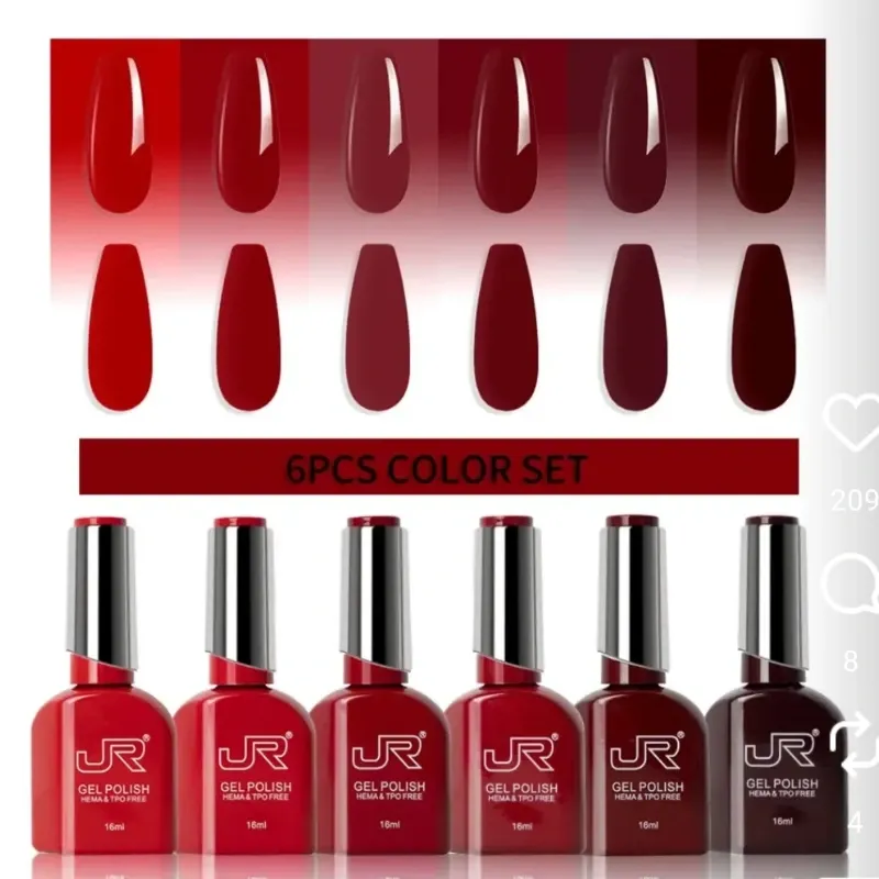 Esmaltes rojos JR