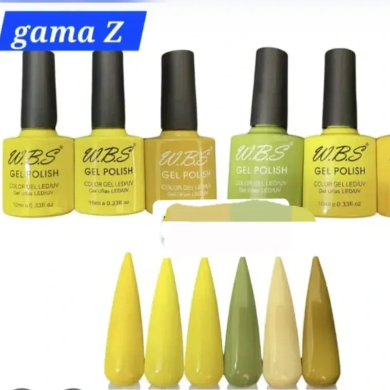 Esmaltes WBS (tonos amarillos)
