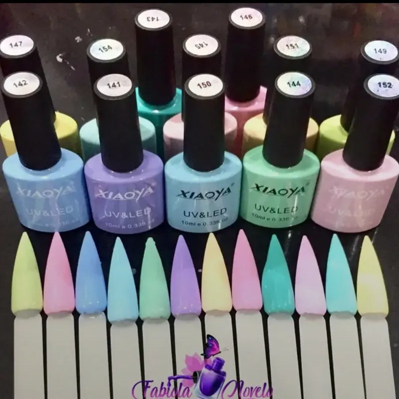 Esmaltes xiaoya (tonos pasteles)