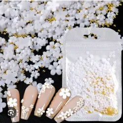 Flores de recina blanca