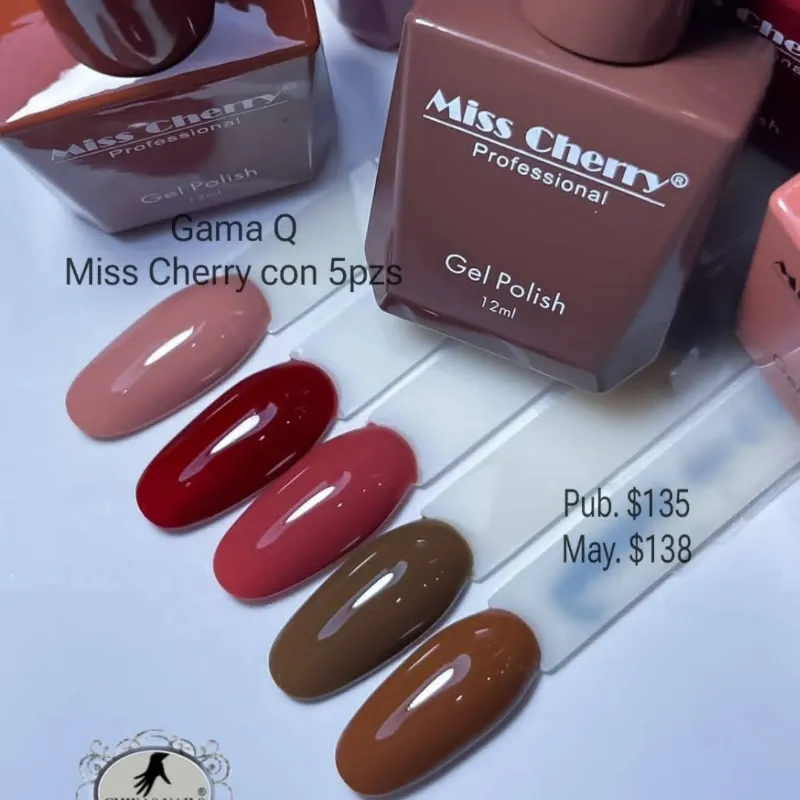 Gama de esmaltes Miss cherry