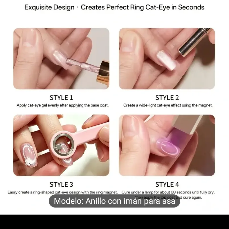 Imán circular para ojo de gato