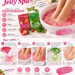 Jelly Spa pedicure (paso 1 y paso 2)