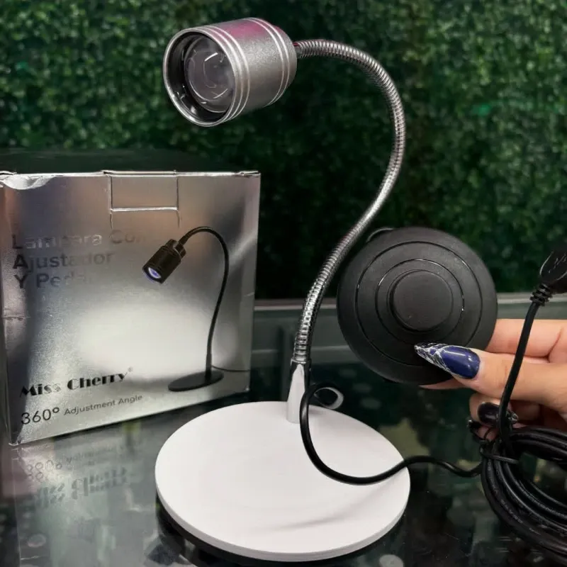 Lámpara de soft gel con pedal