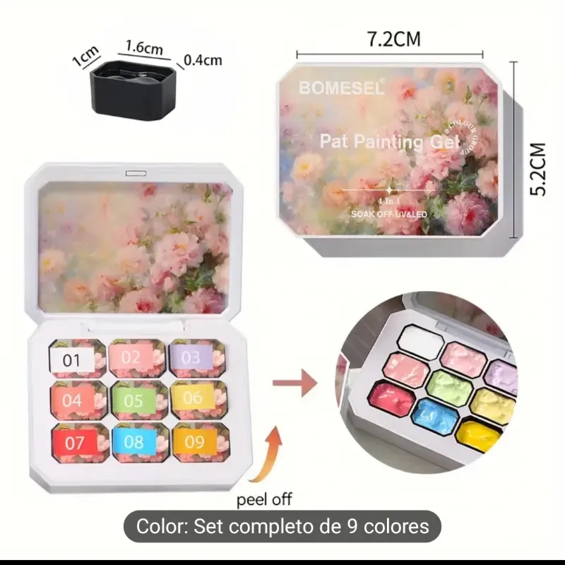 Paleta de painting gel
