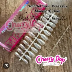 Paquete de 240 tips soft gel miss cherry
