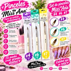 Pinceles de aplicación Miss Ana