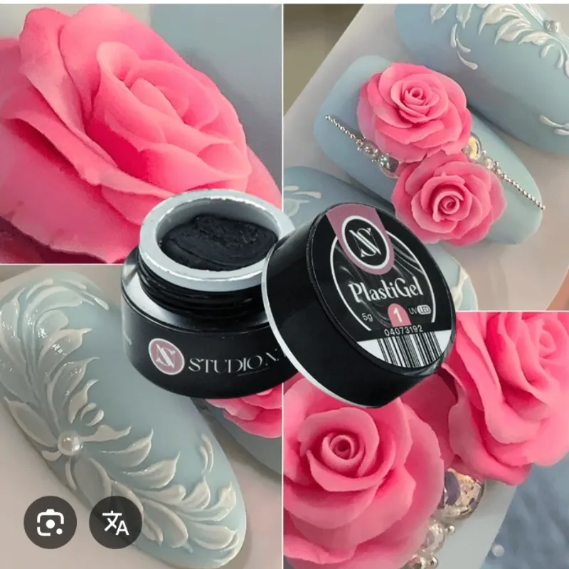 Plastingel Studio nails (blanco y negro)