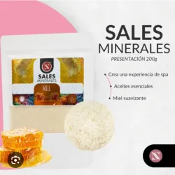 Sales minerales con miel StudioNails