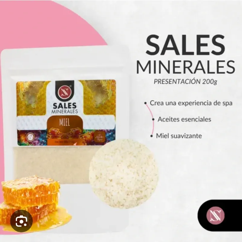 Sales minerales con miel StudioNails