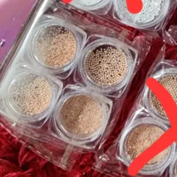 Set de 4 potecitos de balines