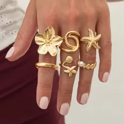 Set de 6 anillos