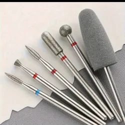 Set de fresas para manicura rusa