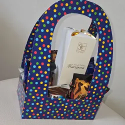 Cesta de confitura con perfume mariposa 