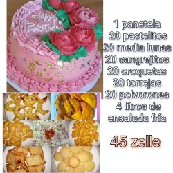 Combos de bufet para cumpleaños 