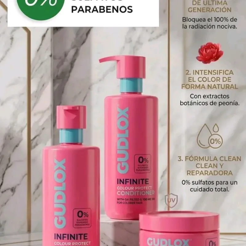 Conjuntos de champú y crema