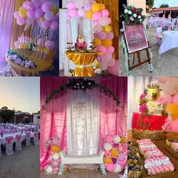 Decoración de evento para 100 personas