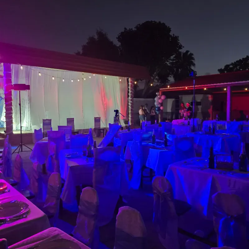 Decoración para evento (100 personas)