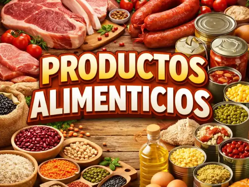 Productos alimenticios 🥩🍗🥫