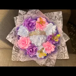 Ramos de flores eternas (Dalias)