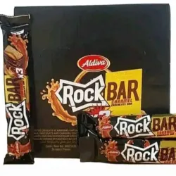 Barra "Rock Bar" Caramelo con Chocolate