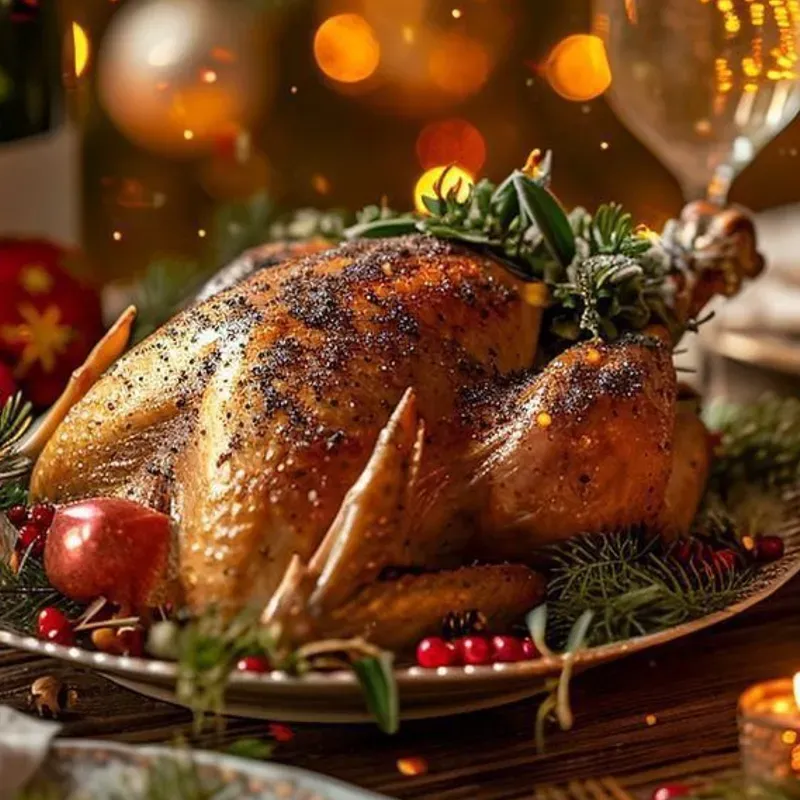 Cena Navideña Pollo Asado #2