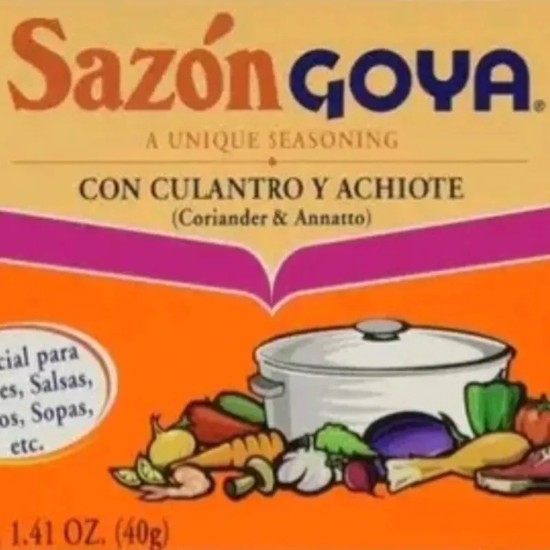 Sazón Goya con Culantro y Achiote