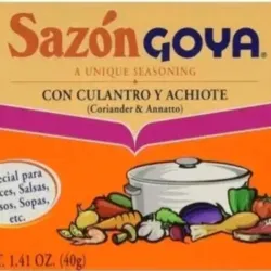 Sazón Goya con Culantro y Achiote