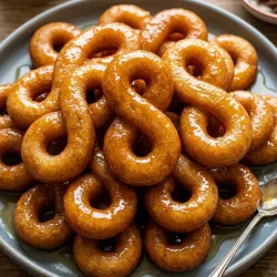 Buñuelos en almíbar