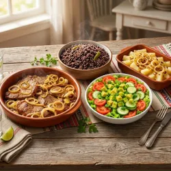 Combo de bisteces de cerdo encebollado para 10 personas 