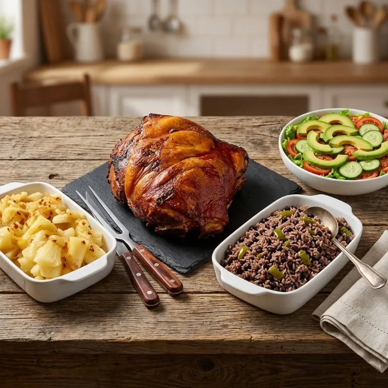Combo de pernil asado al horno para 10 personas