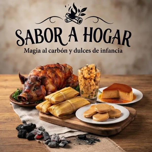 Magia al carbón y dulces de infancia
Descubre el encanto de nuestra cocina criolla al carbón y déjate consentir por nuestros dulces caseros. Cada bocado es un viaje directo a los mejores recuerdos de tu niñez.