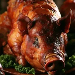 Lechón asado en pulla