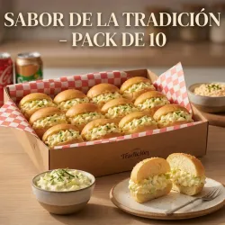 Panes con mayonesa criolla (10 unidades)