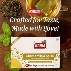 Té de manzanilla con anís