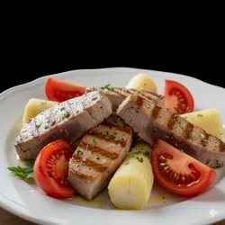 Atún a la Plancha con Arroz