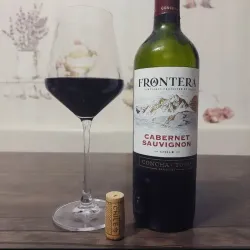 Botella del Vino Frontera