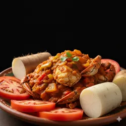 Enchilado de Cangrejo con Arroz