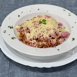 Spaguetis de Jamón 