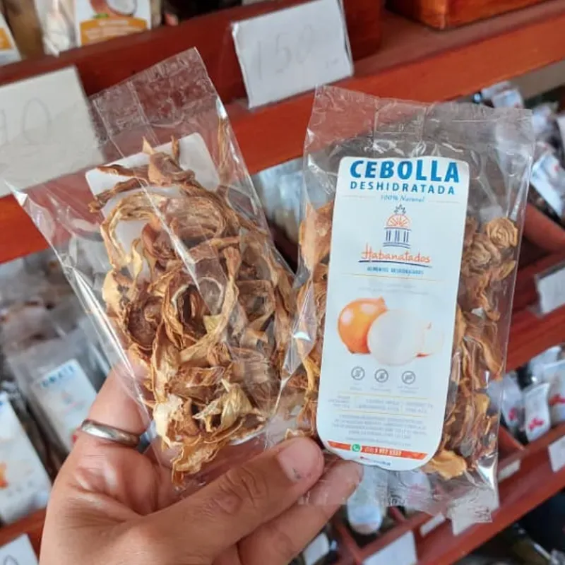 Cebolla deshidratada en aros (15g)
