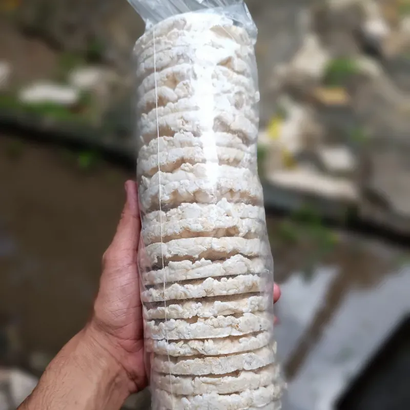 Galletas de arroz inflado y aceite de moringa (30uds)