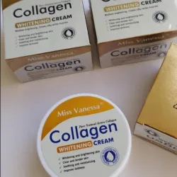 Crema blanqueadora con colágeno 