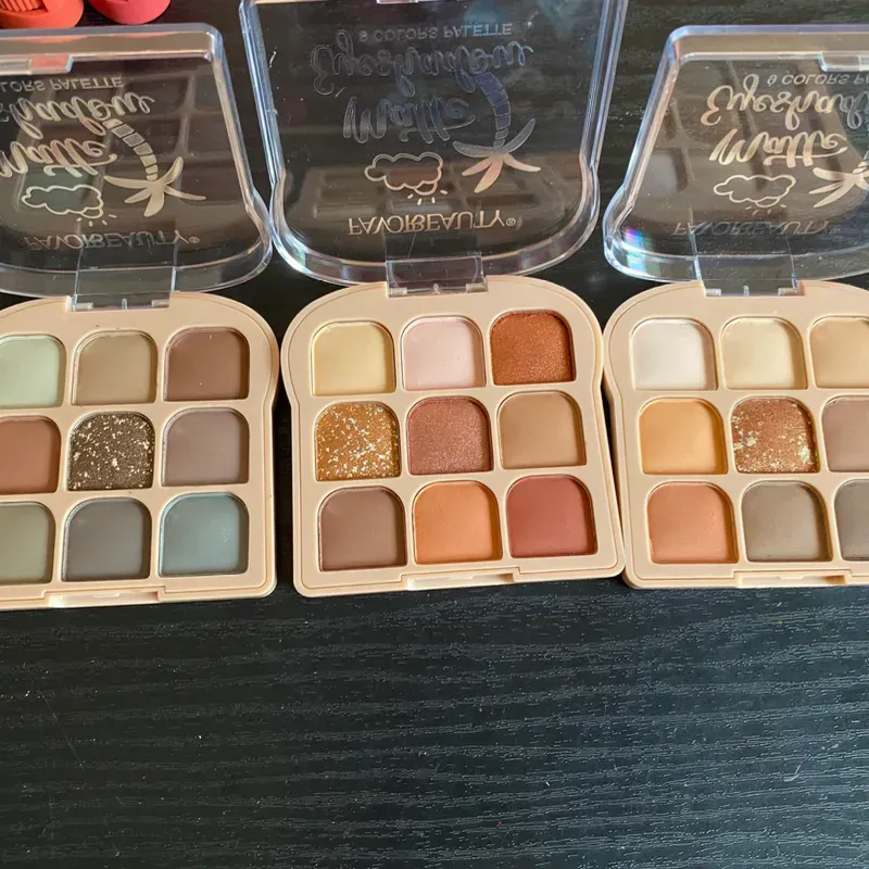 Paleta de sombras 9 tonos