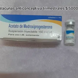 Vacunas anticonceptivas trimestrales