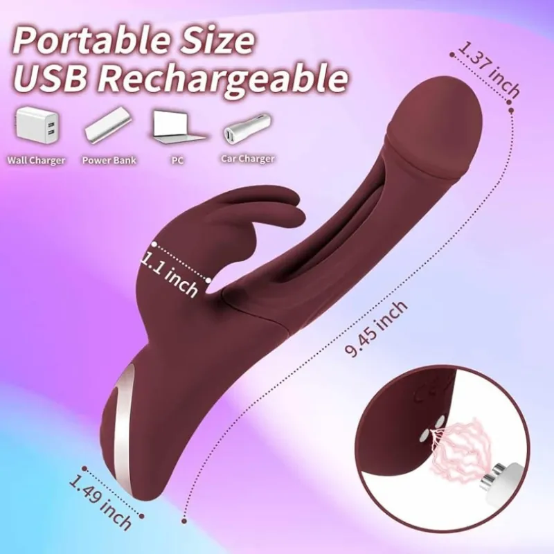 Conejito Vibrador con Aleteo
