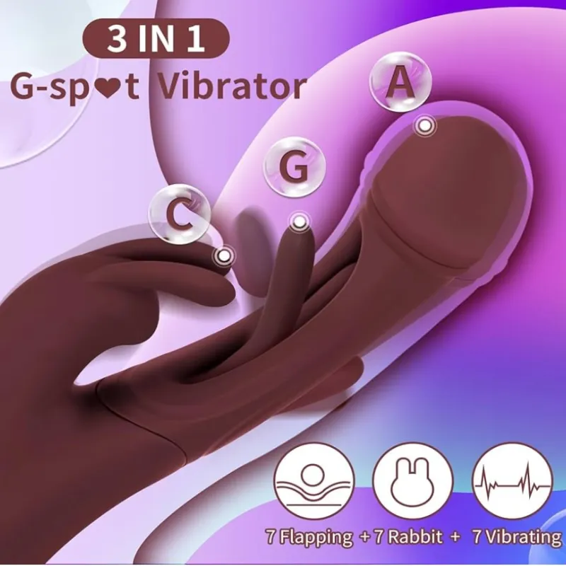 Conejito Vibrador con Aleteo