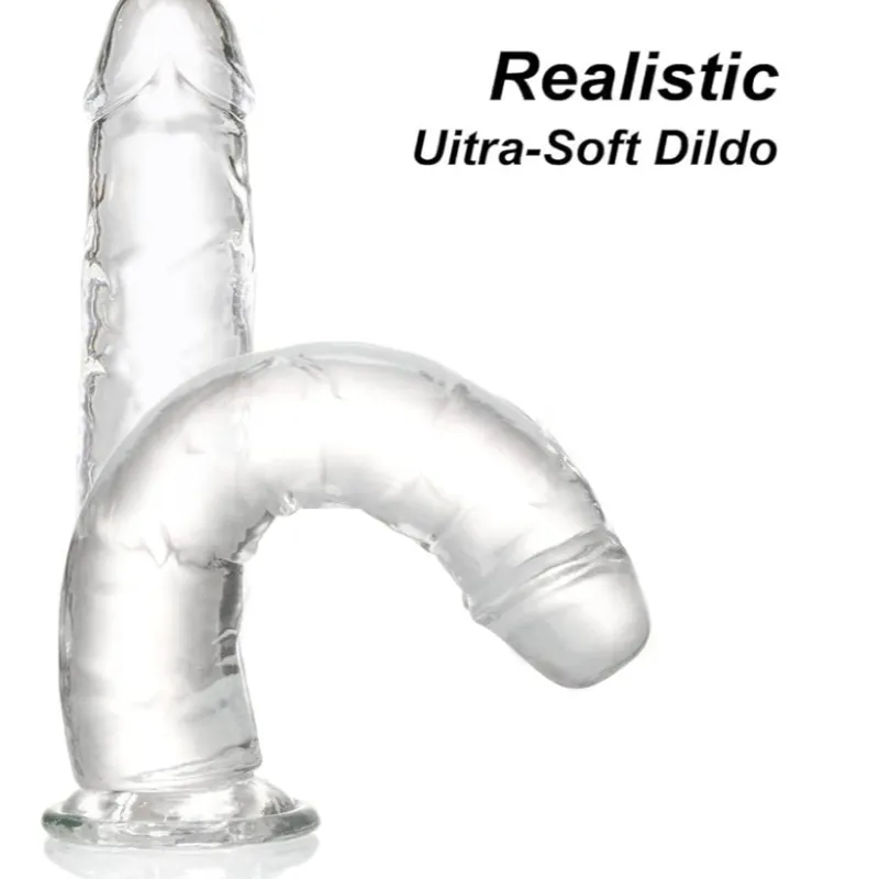 Consolador Transparente