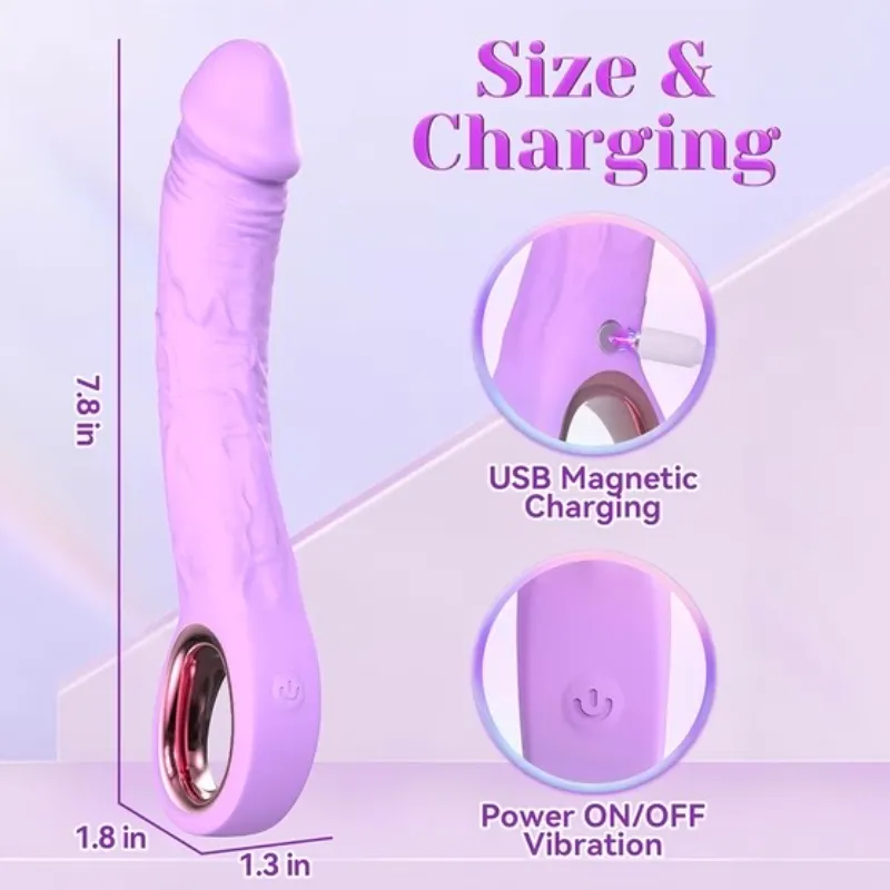 Consolador Vibrador de Pto G