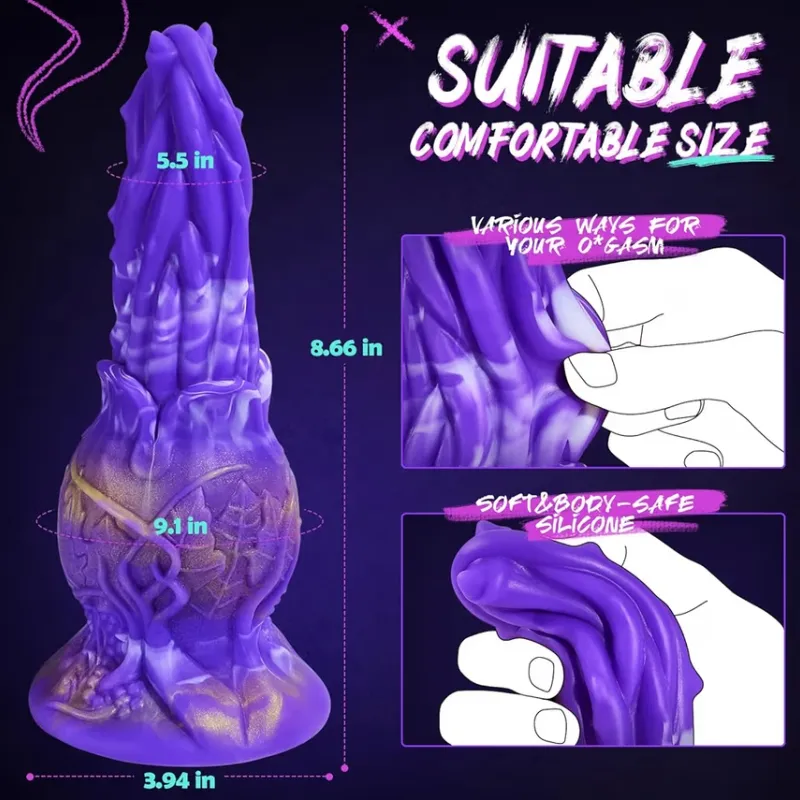 Consolador Vibrador Monstruo "Kraken"